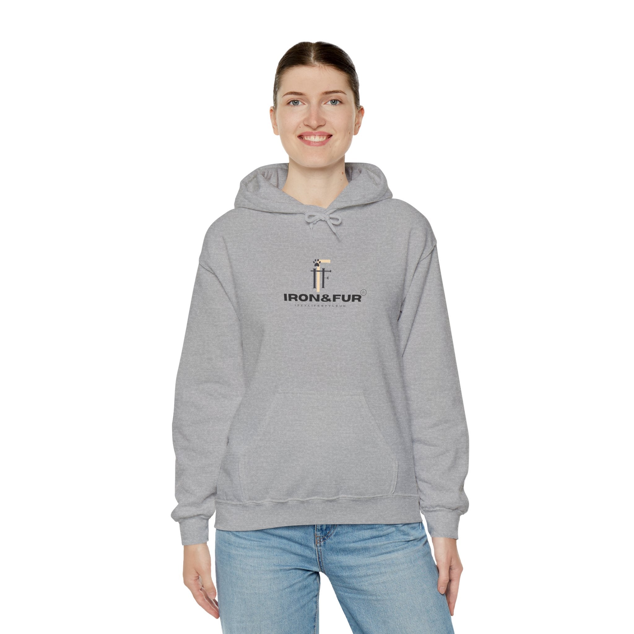 Built to Lead Hoodie — "IZZYLIFESTYLEUK" Iron & Fur Strength Hoodie