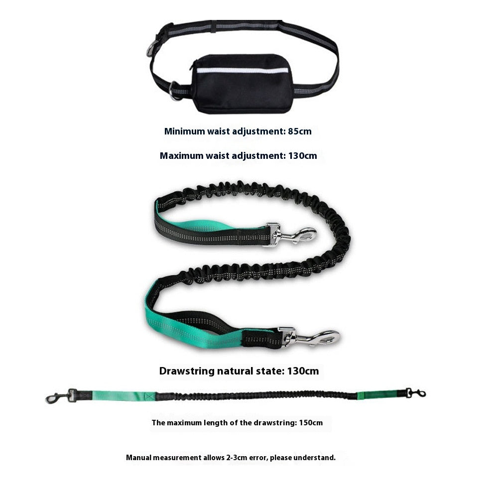 No-Pull Retractable Dog Leash with Reflective Safety