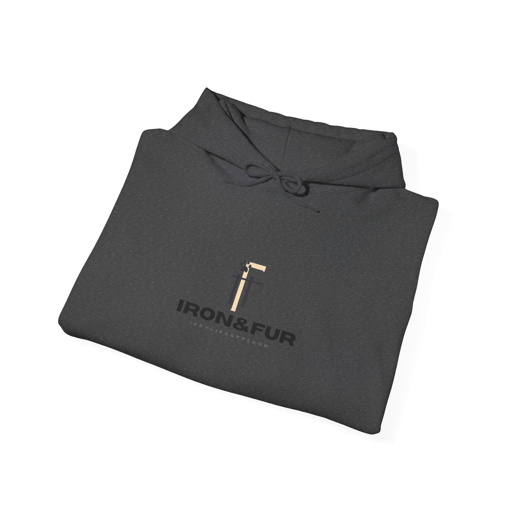 Built to Lead Hoodie — "IZZYLIFESTYLEUK" Iron & Fur Strength Hoodie