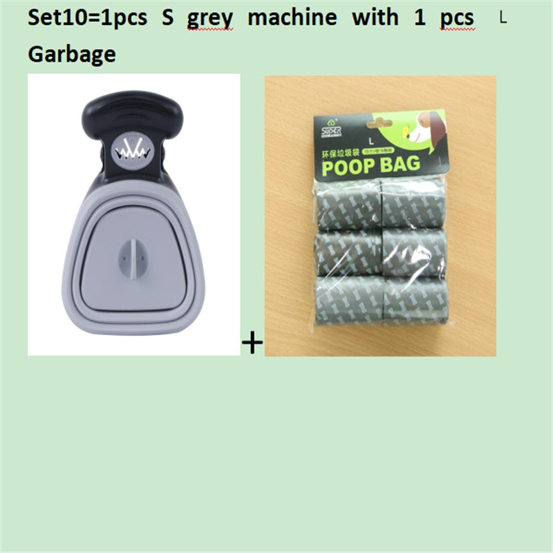 Travel-Friendly Dog Poop Scooper with Biodegradable Bags