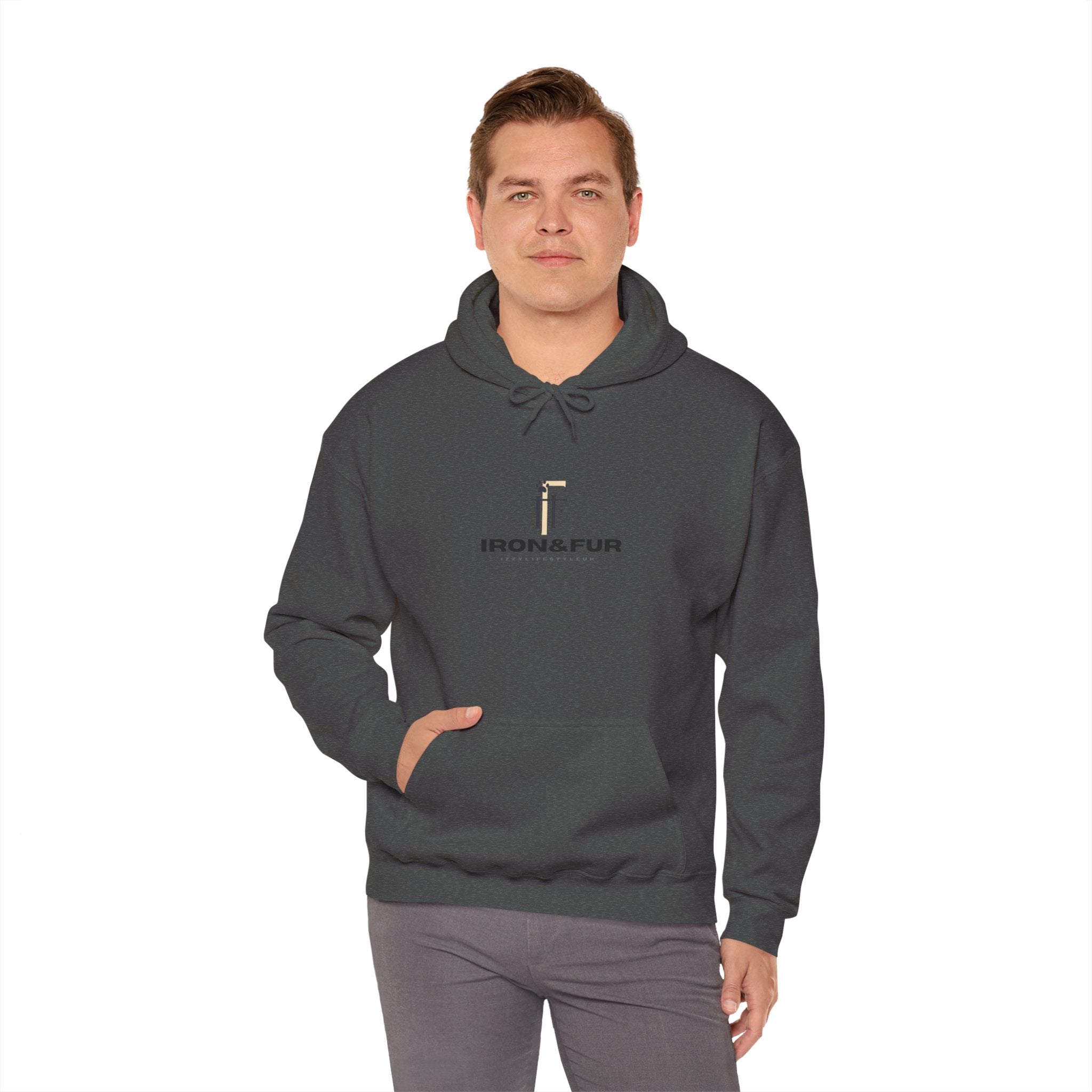 Built to Lead Hoodie — "IZZYLIFESTYLEUK" Iron & Fur Strength Hoodie