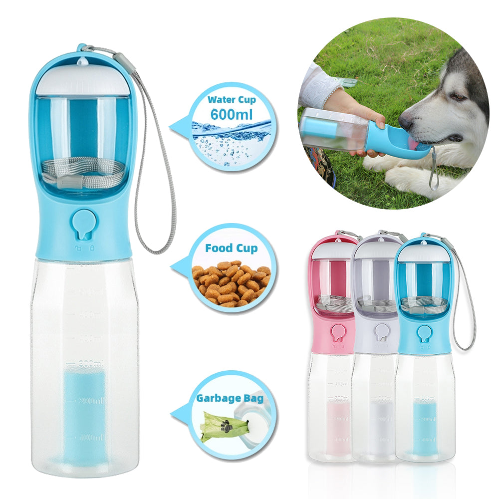 All-in-One Travel Water Bottle for Cats & Dogs