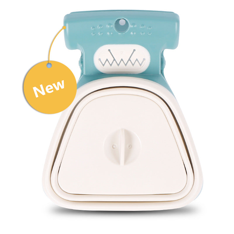 Travel-Friendly Dog Poop Scooper with Biodegradable Bags