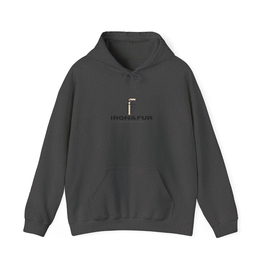 Built to Lead Hoodie — "IZZYLIFESTYLEUK" Iron & Fur Strength Hoodie