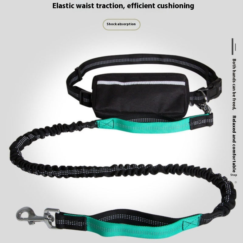 No-Pull Retractable Dog Leash with Reflective Safety