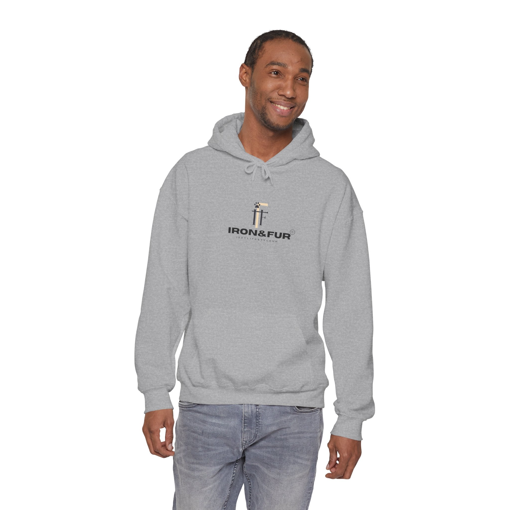 Built to Lead Hoodie — "IZZYLIFESTYLEUK" Iron & Fur Strength Hoodie
