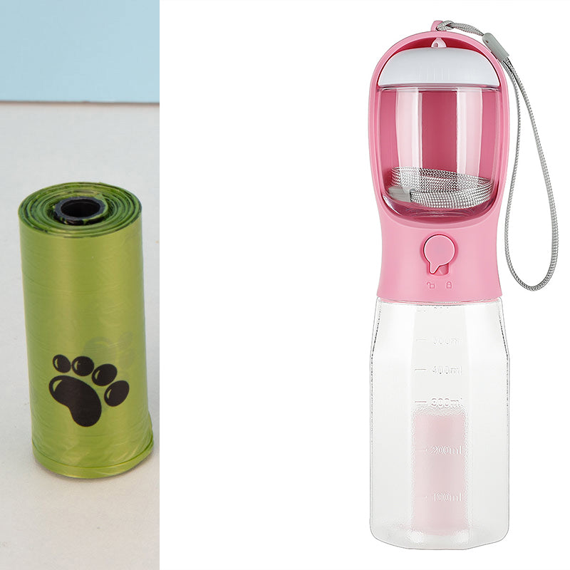 All-in-One Travel Water Bottle for Cats & Dogs